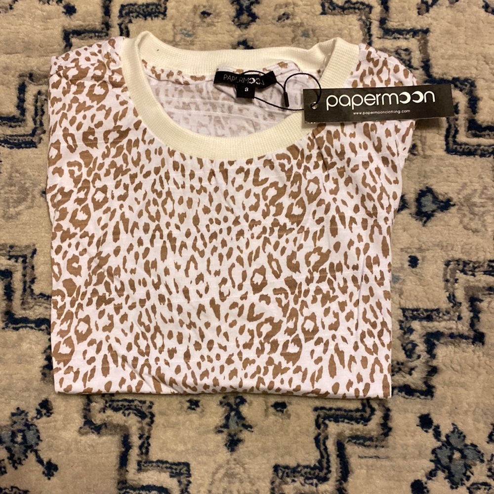 Cheetah Print Crop Top